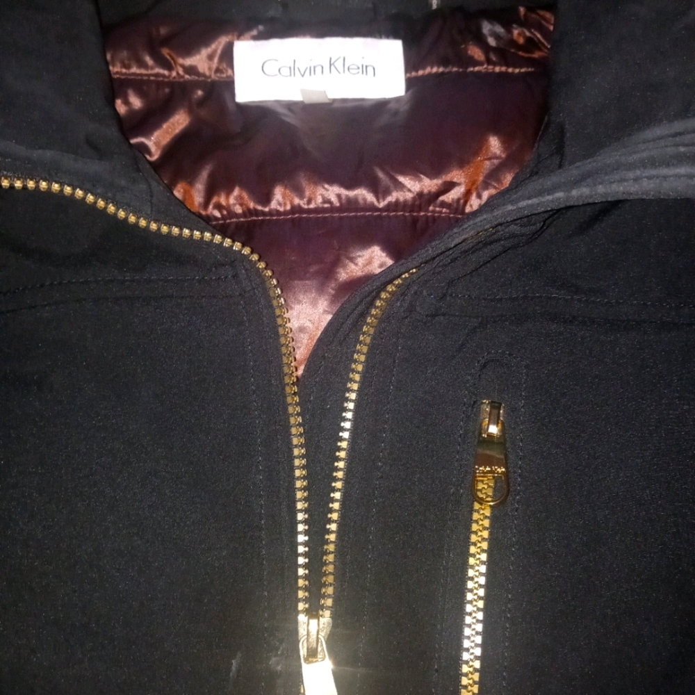Black W omans Calvin Klein jacket